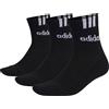 ADIDAS Calza Adidas 3-Stripes Linear Half-Crew Cushioned (3 Paia) , Nero