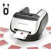 Dyovbze Distributore Automatico di Carte, mescolatore e distributore 2 in 1, Rot