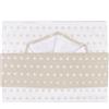 Andy & Helen Set Lenzuola Andy & Helen per Maxi Culla Ricamato F1 Stelle Beige
