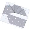 Andy & Helen Set Lenzuola Andy & Helen per Carrozzina Fantasia F1 3 pz Grigio