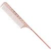 Sonew Pettine per Capelli a Coda di Topo in Metallo in Alluminio, Pettine per Parrucchiere a 4 Colori per Parrucchieri per Tutti i Tipi di Capelli(Oro rosa)