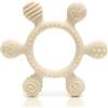 CAJA Massaggiagengive Neonato in Silicone Alimentare senza BPA Anello Dentizione con Motivi Sensoriali Giocattolo Sicuro per Bambini Superficie Testurizzata Idea Regalo Nascita Bimbo Bimba