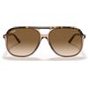 Ray-Ban Occhiali da Sole RB2198 129251 Bill Marrone Trasparente/Marrone Chiaro Unisex 56/14/145