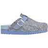 SCHOLL SHOES POPPY KNITTED TEXTILE CIABATTA WOMAN BLUE/MULTI 36