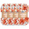 BambooMN JubileeYarn Fun Finger Loops Yarn - Filato in poliestere Jumbo - 100 g/matassa - Ares - 4 matasse