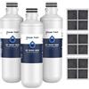 LT1000PC ADQ747935 Filtro Acqua Frigorifero E Filtro Aria, Ricambio per LG® LT10