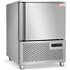 Ristoattrezzature Modello: 11596013140188,Abbattitore surgelatore di temperatura professionale 5 teglie 600 x 400 mm GN 1/1 -40 +8 °C 0.76 kW