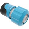 Cellfast CeELLFAST, Attacco rapido - ENERGO ™ Passaggio 3/4 per Tubo da Giardino, SAFETOUCH, plastica PC/ABS, Tre Fascette, 53-135