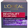 L'oreal Paris Revitalift Filler Trattamento Anti-rughe Rivolumizzante Profondo Notte 50ml