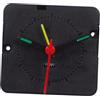 OSALADI Meccanismo al Quarzo per Orologi da Tavolo da Parete, Kit di Ricambio Versatile in Plastica Nero con Facile Installazione per Riparazione Orologi Fai da Te