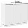 vidaXL Madia LED Bianco 90 x 32 x 75 cm Legno ingegnerizzato