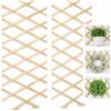 Garden Mile Set di 3 graticci da giardino in legno per piante rampicanti, 180 cm x 45 cm, traliccio espandibile, in legno di pino resistente, supporto per piante rampicanti, perfetto per piante e