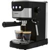 Silvercrest SEMB 1100 Macchina Espresso 15 Bar 1100W Nera per Polvere e Cialde