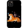 Sakura Cherry Blossom Japan Culture Art Custodia per iPhone 11 Pro Max Cherry Blossom Tiger Giapponese Sakura Anime Estetica Giappone