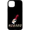 Monaco Flag Heritage Clothing & Gifts Custodia per iPhone 15 Plus Bandiera Monaco Patriottica Europeo Uomini Donne Bambini Monegasco