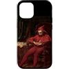 Art Pop Mobile Gallery Custodia per iPhone 12/12 Pro Sad Court Jester Stancyk Seduto Polacco Rosso Fool Belle Arti