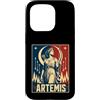 Moon female Goddess Huntress Artemis Myt Custodia per iPhone 15 Pro Artemide Luna femmina Dea Cacciatrice Foresta Frecce