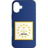 Flags and Symbols Custodia per iPhone 16 Plus Bandiera dello stato del Rhode Island