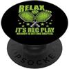 InGENIUS Camicie e regali divertenti per Divertente Giocatore di Pickleball Rilassati Il suo gioco PopSockets PopGrip Adesivo