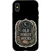 Jimbeels Custodia per iPhone X/XS Old Forest Hours bosco felci funghi