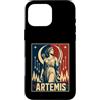 Moon female Goddess Huntress Artemis Myt Custodia per iPhone 16 Pro Max Artemide Luna femmina Dea Cacciatrice Foresta Frecce