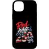 Independence Day 4th of july 250y USA Custodia per iPhone 14 Plus 250th Anniversary 250 Years America USA Flag Red & white