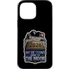 PeeKay Apparel - MoonReturn Custodia per iPhone 13 Pro Max Stiamo tornando a casa sulla luna 2028
