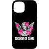 Angelic Riot Punk Goth Aesthetic Angel Custodia per iPhone 15 Angelic Riot Punk Angelico con ali Fiocchi Rosa Estetica