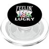 Casino Gambling & Slot Machine Vegas App Feelin Lucky Casino che gioca le carte da poker Vegas Chips PopSockets PopGrip per MagSafe