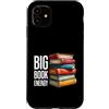 Big Book Energy Brand Merch Custodia per iPhone 11 Lettura divertente di energia del libro grande per insegnanti donne lettori