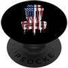 Paint Dripping Patriotic 4th of July US Disco Golf Bandiera Americana USA Drip Graffiti PopSockets PopGrip Adesivo
