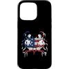 Paint Dripping Patriotic 4th of July US Custodia per iPhone 15 Pro Max Flying Spaghetti Monster FSM Pastafari Bandiera Americana Drip