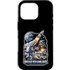 PeeKay Apparel - MoonReturn Custodia per iPhone 16 Pro Ossessionato dal ritorno sulla luna 2028