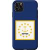 Flags and Symbols Custodia per iPhone 11 Pro Max Bandiera dello stato del Rhode Island