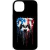 Paint Dripping Patriotic 4th of July US Custodia per iPhone 14 Plus Furetto Bandiera Americana USA Drip Graffiti Amante Patriottismo