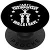 Cheer Captain And Cheerleader Gifts For Cheerleader e sarcasmo Cheer Cheerleading divertente PopSockets PopGrip Adesivo