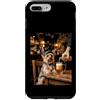Yorkie Pub Paws Custodia per iPhone 7 Plus/8 Plus Divertente Yorkie Dog Bere Birra al Pub