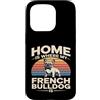 French Bulldog Lover Dog Custodia per iPhone 15 Pro Casa è dove il mio bulldog francese è amante di Frenchie