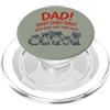 Funny Dad Yelling Raccoons Funny Raccoon Dad Yelling Raccoons Father's Day PopSockets PopGrip per MagSafe