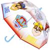 CERDÁ LIFE'S LITTLE MOMENTS Ombrello a Cupola di Paw Patrol - Stampa della Squadra dei Cuccioli - Apertura Manuale - Fabbricato in 100% POE con Struttura in Fibra di Vetro - Prodotto Originale Elaborato in Spagna