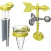 Smoby - Kit Meteo - Accessori Casa Smoby - Carillon + pluviometro + banderuola - Dai 2 anni