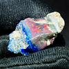 Pietra Grezza Opale Nero Naturale Etiopia Fire Opal 12 Ct 25x13 mm 1 Pz