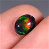 N/A Opale Nero Etiope, Opale Nero Naturale Cabochon Per Creazione Gioielli 1,00 CT