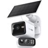 TPLink-TAPO Tapo Kit videocamera di sicurezza outdoor motorizzata con doppio obiettivo e pannello solare 2K+2K IP65