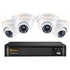 Anlapus 1080P Kit Telecamera di Sorveglianza DVR 8CH senza HDD, 4 Telecamere Dom