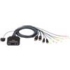 ATEN Switch KVM cavo USB DisplayPort a 2 porte con selettore porta remota