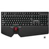 ELECOM TK-TB01 Tastiera Trackball Wireless USB Ricevitore Nero Incluso