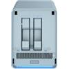 QNAP NAS Desktop QMiroPlus-201W Blu con 5 porte Ethernet e processore J4125