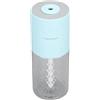 Fockety Mini Umidificatore Portatile, Ultra Silenzioso Umidificatore da Tavolo da 200 Ml Umidificatore Portatile Umidificatore per Auto Piccolo Umidificatore D'aria Umidificatore a