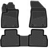 LEMENT Element - Set di tappetini in gomma 3D adatti per MG ZS | II Restyling | 2019 - oggi, 100% su misura, tappetini in gomma per auto, tappetini in gomma per auto
